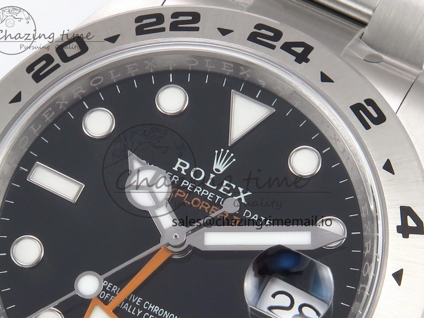 AAA Replica Watches Clean Bracelet 226570 1:1 SS II Upgraded 42mm CHS Best Black Edition Dial Explorer DD3285 904L on 1091 0119